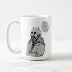 Taza De Café Consejero original del monstruo del demonio