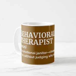 Taza De Café Consejero Terapista Divertida Definición Mug