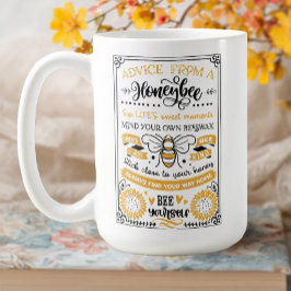 Taza De Café Consejo de una abeja de miel