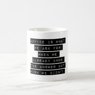Taza De Café Consejo Es Lo Que Pedimos