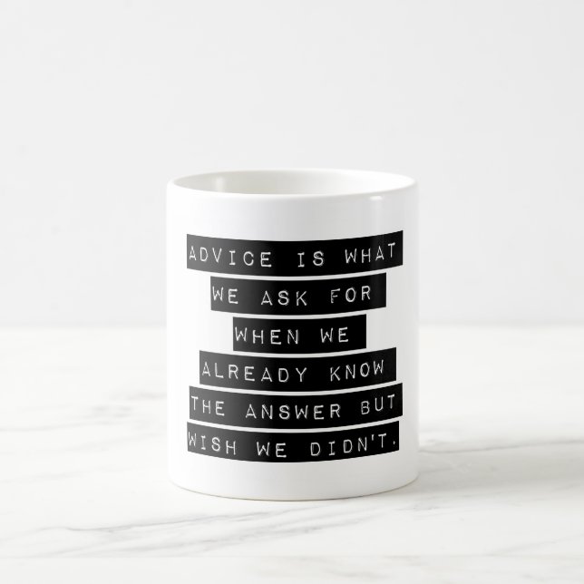 Taza De Café Consejo Es Lo Que Pedimos (Centro)