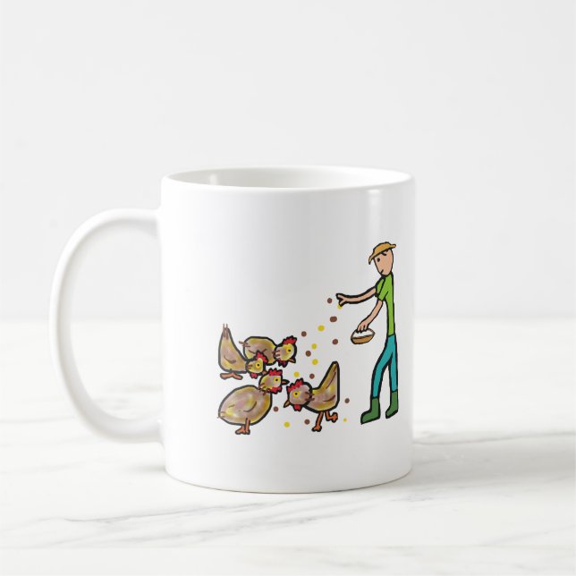 Taza De Café Conservación del pollo (Izquierda)