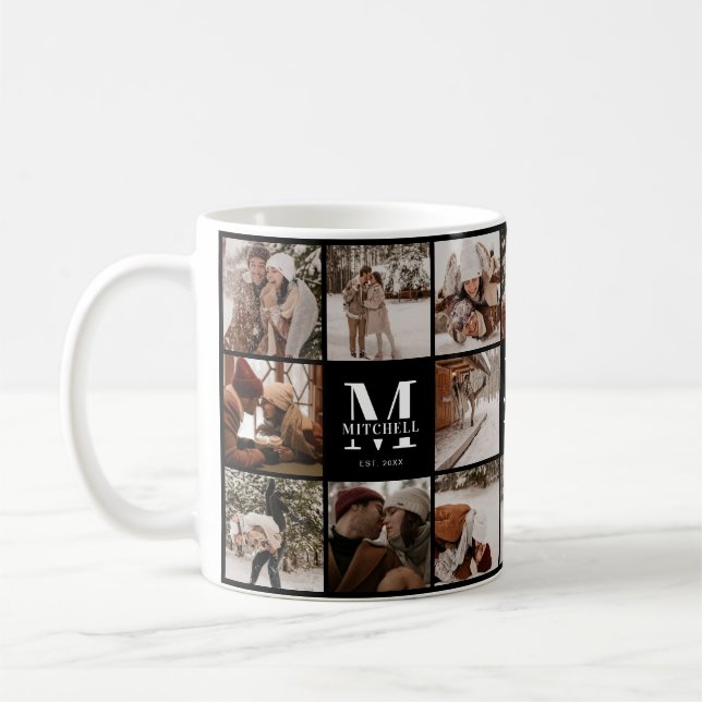 Taza De Café Conservación moderna de múltiples Collages de foto (Izquierda)