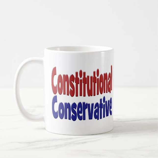 Taza De Café Conservador Constitucional (Izquierda)