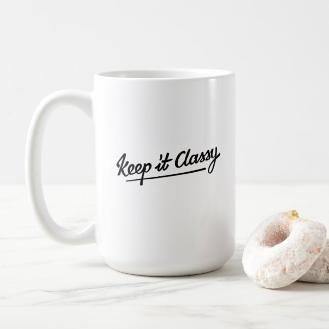 Taza De Café Conservar el Mug Clásico (Con donut)