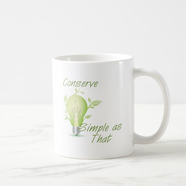 Taza De Café Conserve la luz (Derecha)