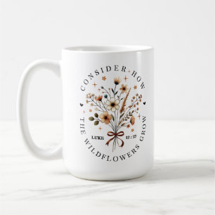 Taza De Café Consider How the Lilies Grow Cristiano