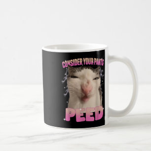 Taza De Café Considerar tus pantalones orinar un meme gracioso
