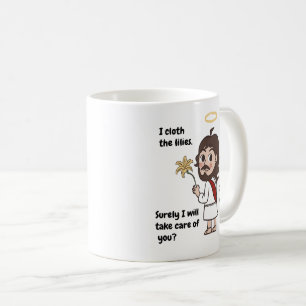 Taza De Café Consideremos la biblia de los lirios verso persona