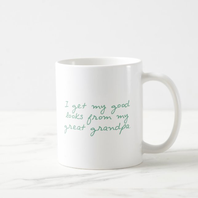 Taza De Café Consiga mis miradas de gran abuelo (Derecha)