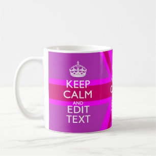 Taza De Café Consiga su guardan el texto tranquilo en Union