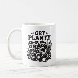 Taza De Café Consigue Planty Plantas de Interior Divertido Aman