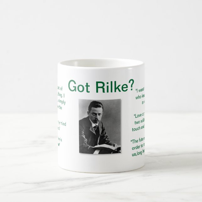 Taza De Café "Consiguió Rilke " (Centro)