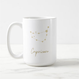 Taza De Café Constelación de Capricornio Zodiac