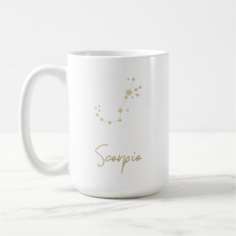Taza De Café Constelación de Scorpio Zodiac