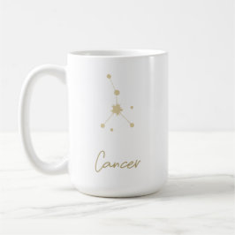 Taza De Café Constelación del cáncer Horóscopo Zodiaco