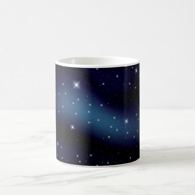 Taza De Café Constelación estrellada oscura (Centro)