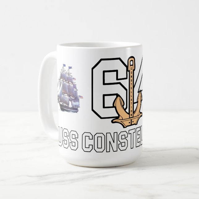 TAZA DE CAFÉ CONSTELLACIÓN DE LOS ESTADOS UNIDOS MUG FLAGSHIP (Anverso izquierdo)
