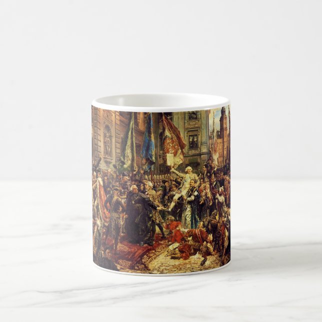 Taza De Café Constitución del 3 de mayo de 1791 en enero (Centro)