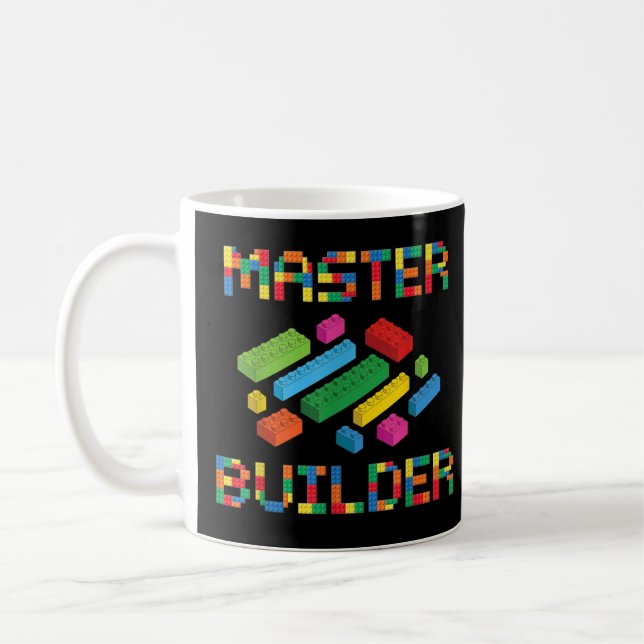 Taza De Café Construcción de bloques divertidos de Master Build (Izquierda)