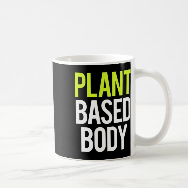 Taza De Café Construcción de carrocería Vegan Gym Basado en Pla (Derecha)