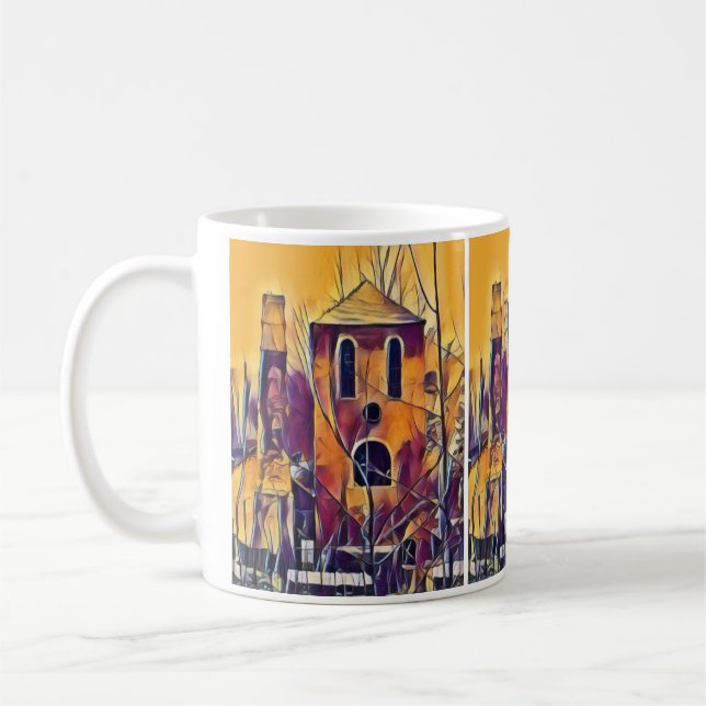 TAZA DE CAFÉ CONSTRUCCIÓN DE INGLATERRA VICTORIANA (Izquierda)