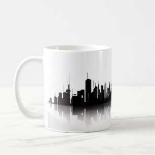 Taza De Café Construcción de la ciudad