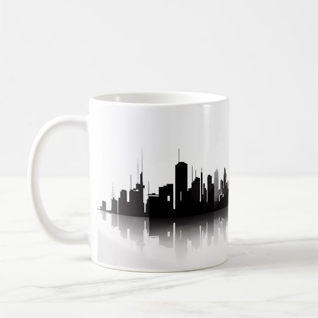 Taza De Café Construcción de la ciudad  (Izquierda)