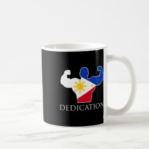 Taza De Café Construcción de un cuerpo de bandera filipina con
