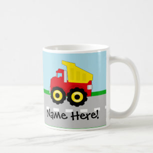 Taza De Café Construcción Dumptruck de los muchachos de los