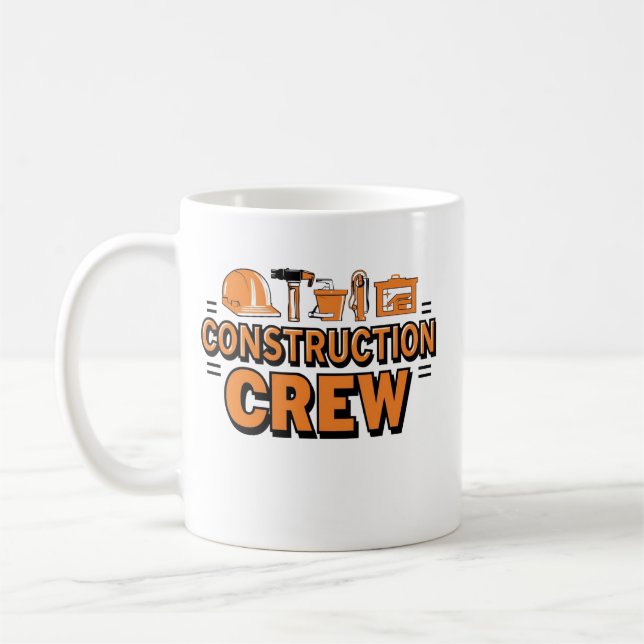 Taza De Café Construction Crew (Izquierda)