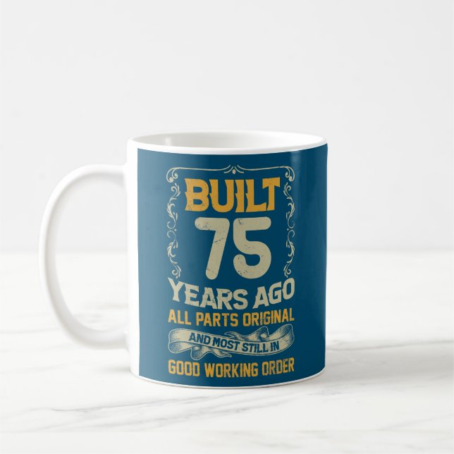 Taza De Café Construido Hace 75 Años Todas Las Piezas Original  (Izquierda)