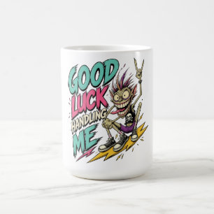 Taza De Café Construido para la Absurdez – Dibujos Animados Div