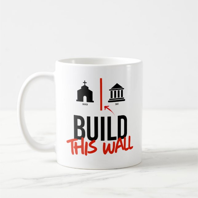 Taza De Café Construir esta pared (Izquierda)