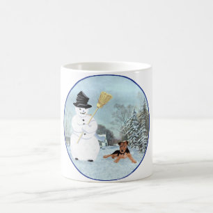 Taza De Café Construir un muñeco de nieve