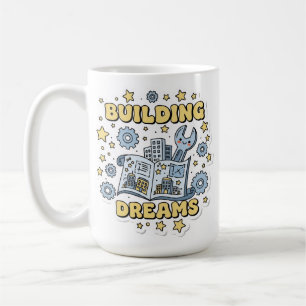 Taza De Café Construyendo Sueños Lindo Ingeniería y Arquitectur