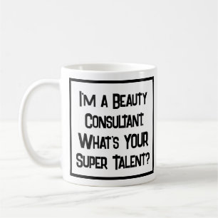 Taza De Café Consultor de Belleza Super Talento. Coffee Mug