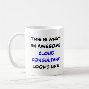Taza De Café consultor en la nube, impresionante