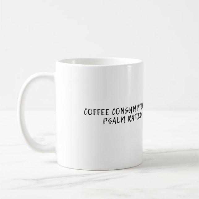 Taza De Café Consumo del café: Coeficiente del salmo (Izquierda)