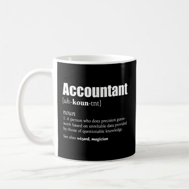 Taza De Café Contabilidad Cpa Definición Contable (Izquierda)