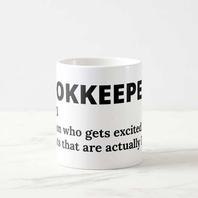 Taza De Café Contabilidad Ninja Definition Coffee Mug (Centro)