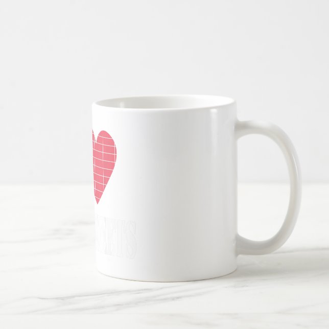 Taza De Café Contable Bookkeeper Tshirt I love Spreadsheet (Derecha)
