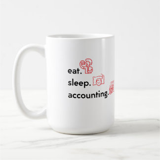 Taza De Café Contable, Contabilidad, Funny, Profesional