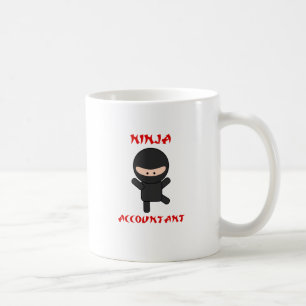 Taza De Café Contable de Ninja