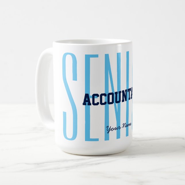 TAZA DE CAFÉ "CONTABLE SUPERIOR" (Anverso izquierdo)