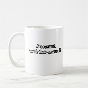 Taza De Café Contables trabajan - divertidos regalos de mordaza