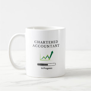 Taza De Café Contador colegiado - Gracioso regalo de progreso d