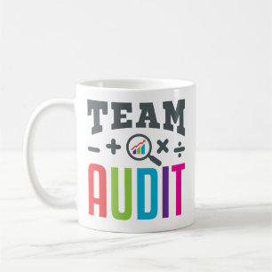 Taza De Café Contador del grupo de auditoría de auditoría de eq