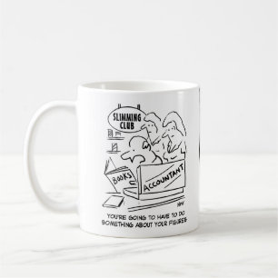Taza De Café Contador Divertido Comprueba Cifras de Club de Ade