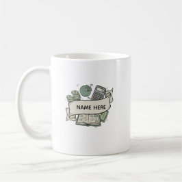 Taza De Café Contador Personalizado Profesional de Finanzas Cof